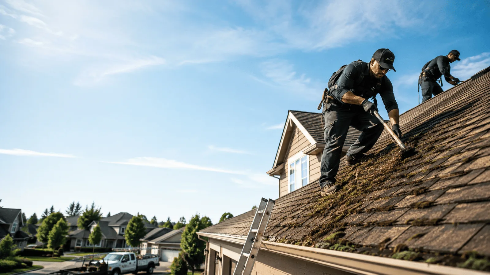 Roof Moss Removal in Marty, SD near me